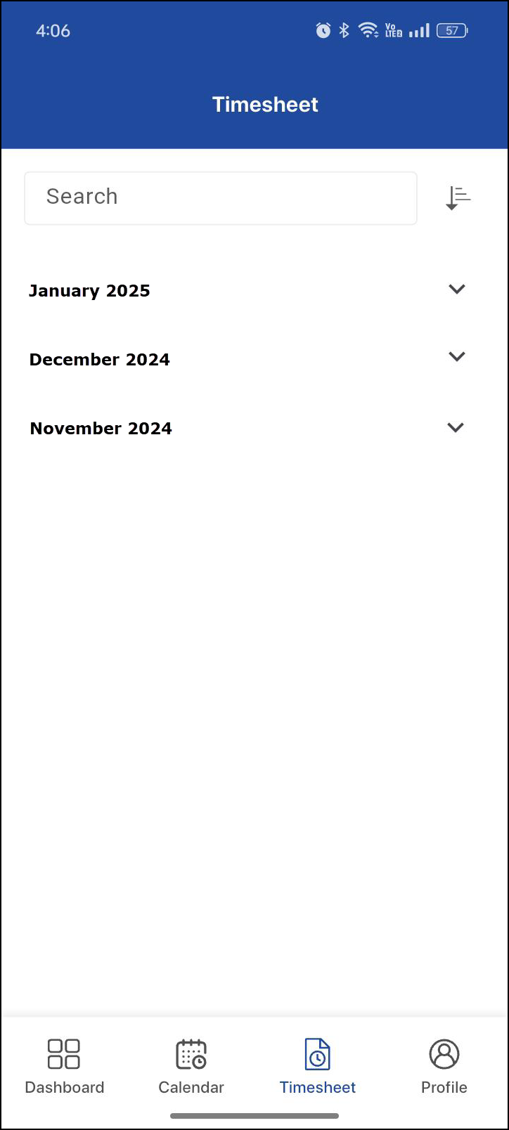 View Timesheets